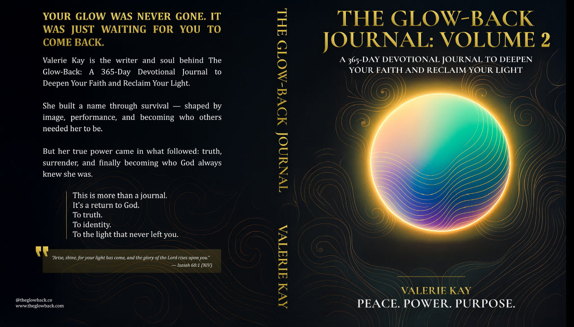 The Glow-Back Sacred Set A guided journal and sacred candle to help you reflect, reset, and reconnect.