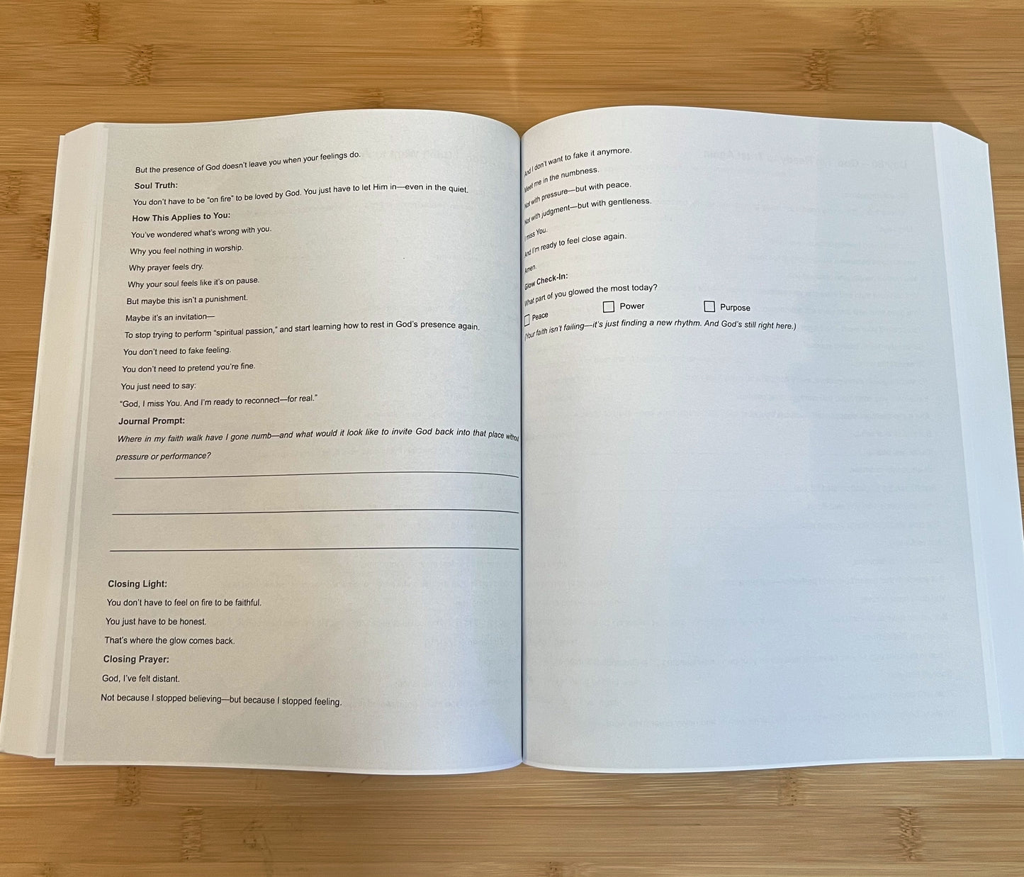 The Glow-Back Journal – Volume 1: Chapters 1–4 (Days 1–180) A 180-Day Devotional Journal to Rebuild Your Faith and Renew Your Light