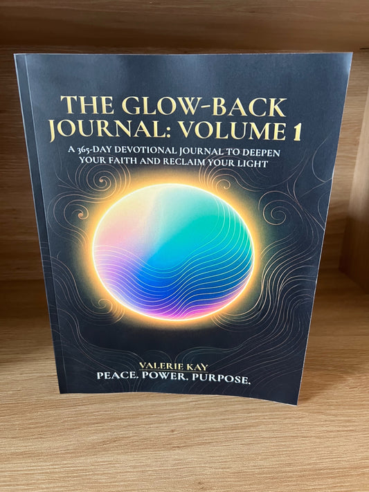 The Glow-Back Journal – Volume 1: Chapters 1–4 (Days 1–180) A 180-Day Devotional Journal to Rebuild Your Faith and Renew Your Light