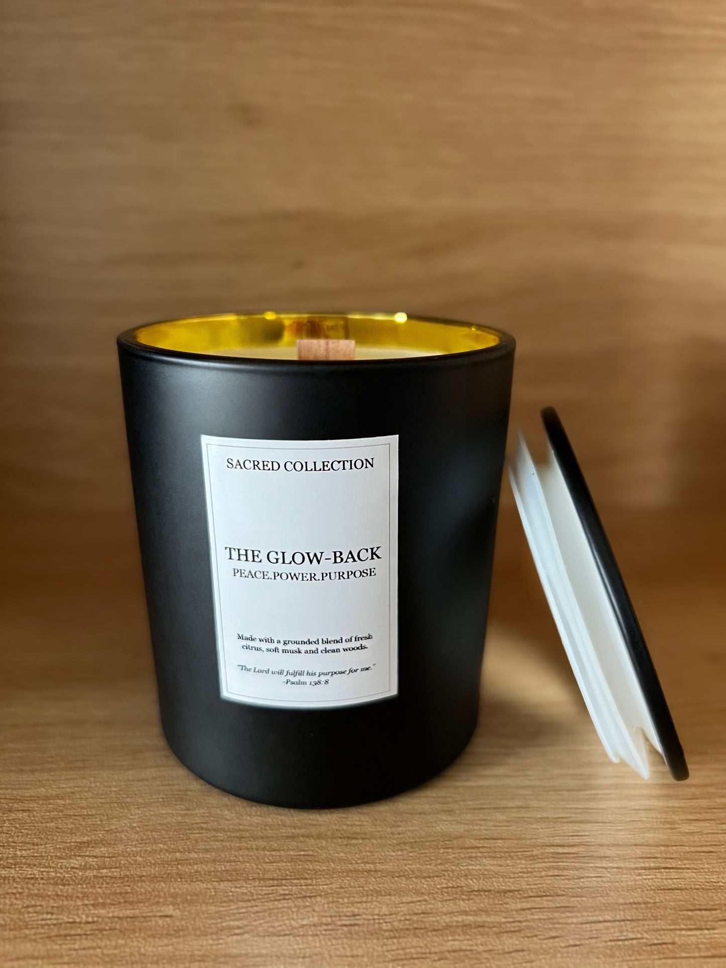 The Glow-Back Sacred Set A guided journal and sacred candle to help you reflect, reset, and reconnect.