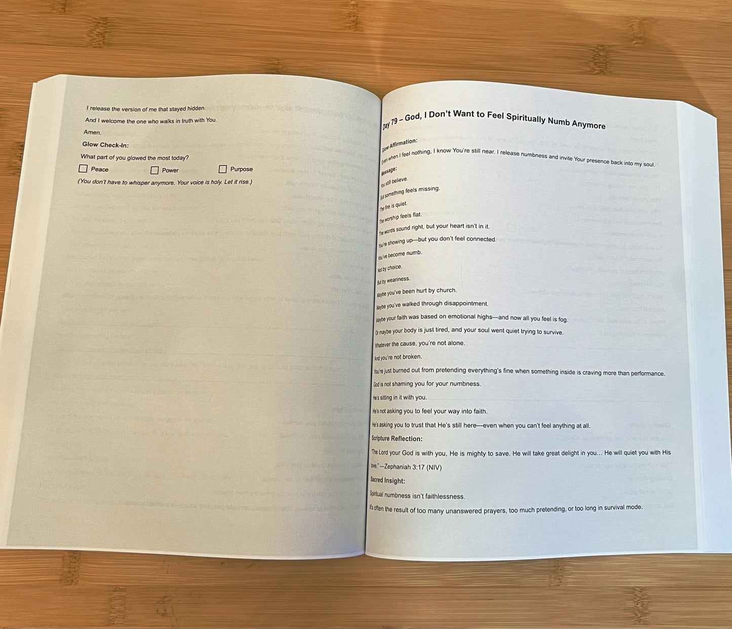 The Glow-Back Journal – Volume 1: Chapters 1–4 (Days 1–180) A 180-Day Devotional Journal to Rebuild Your Faith and Renew Your Light