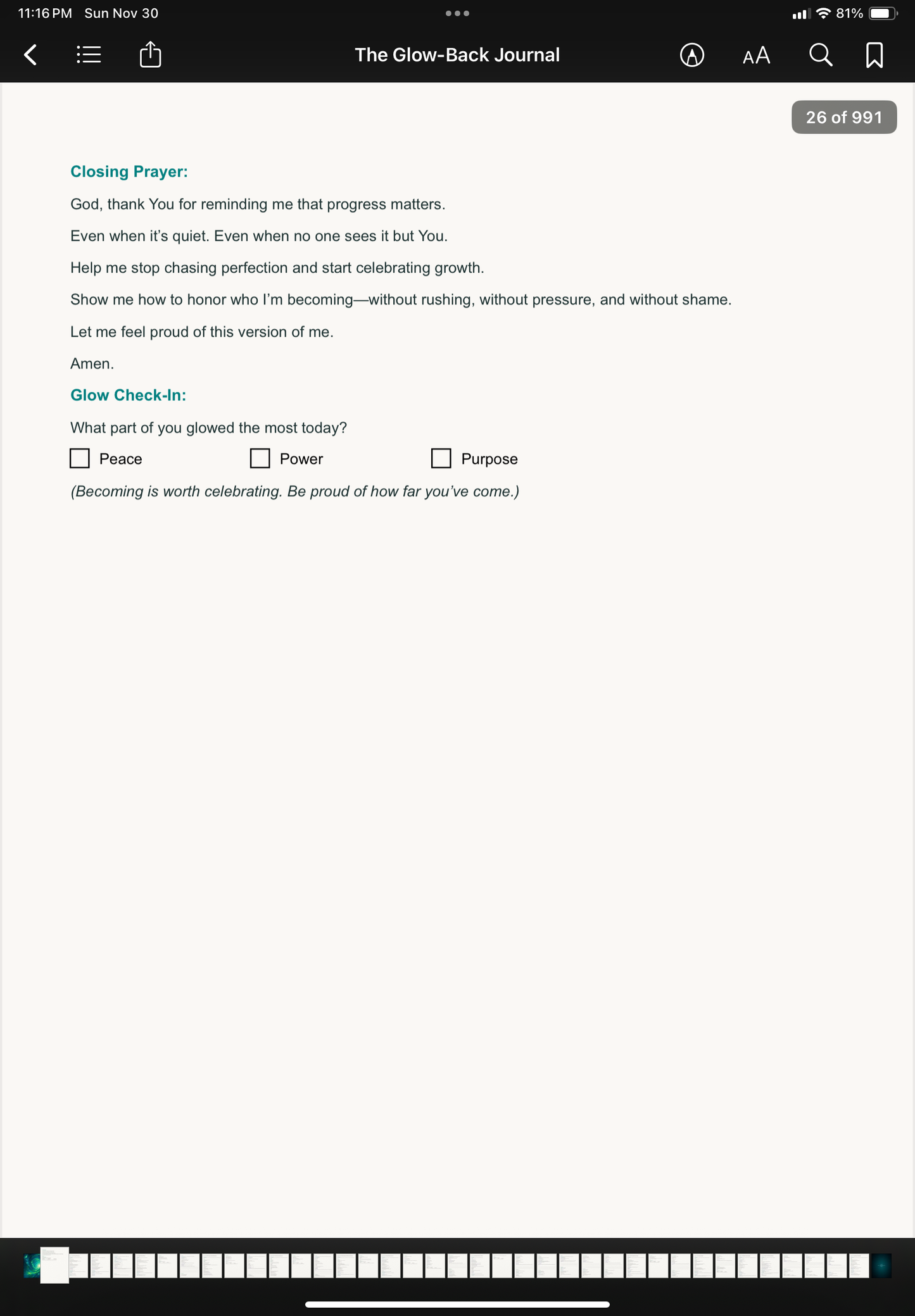 The Glow-Back Journal (E-Book)