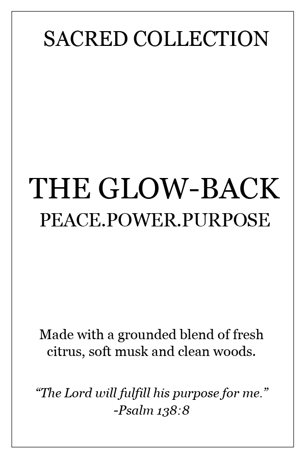 THE GLOW-BACK: SACRED CANDLE